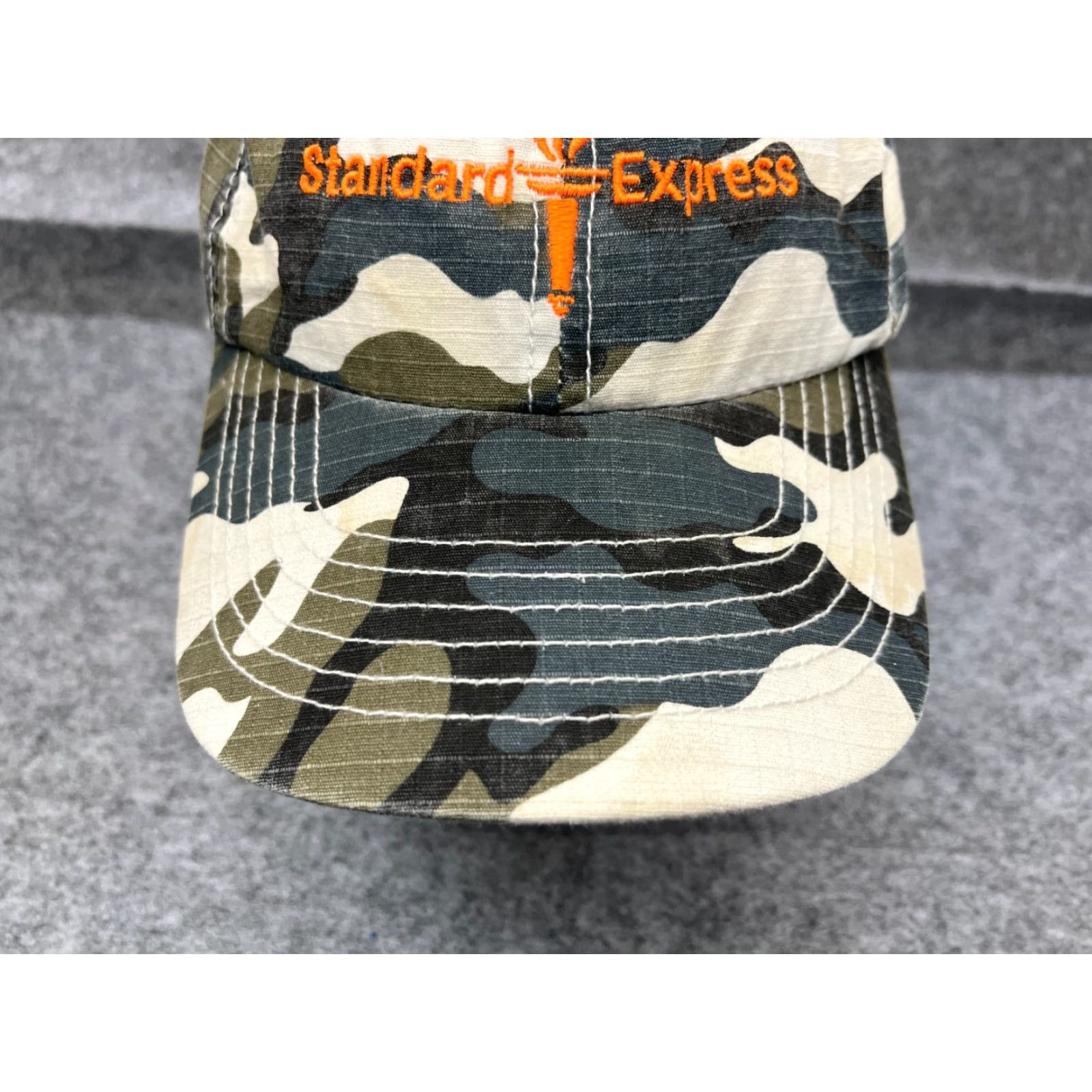 Express Standard Express Hat Cap Adjustable One Size Blue Camo 100% Cotton Baseball Cap Mens Str aight Size ONE SIZE - 3 Thumbnail