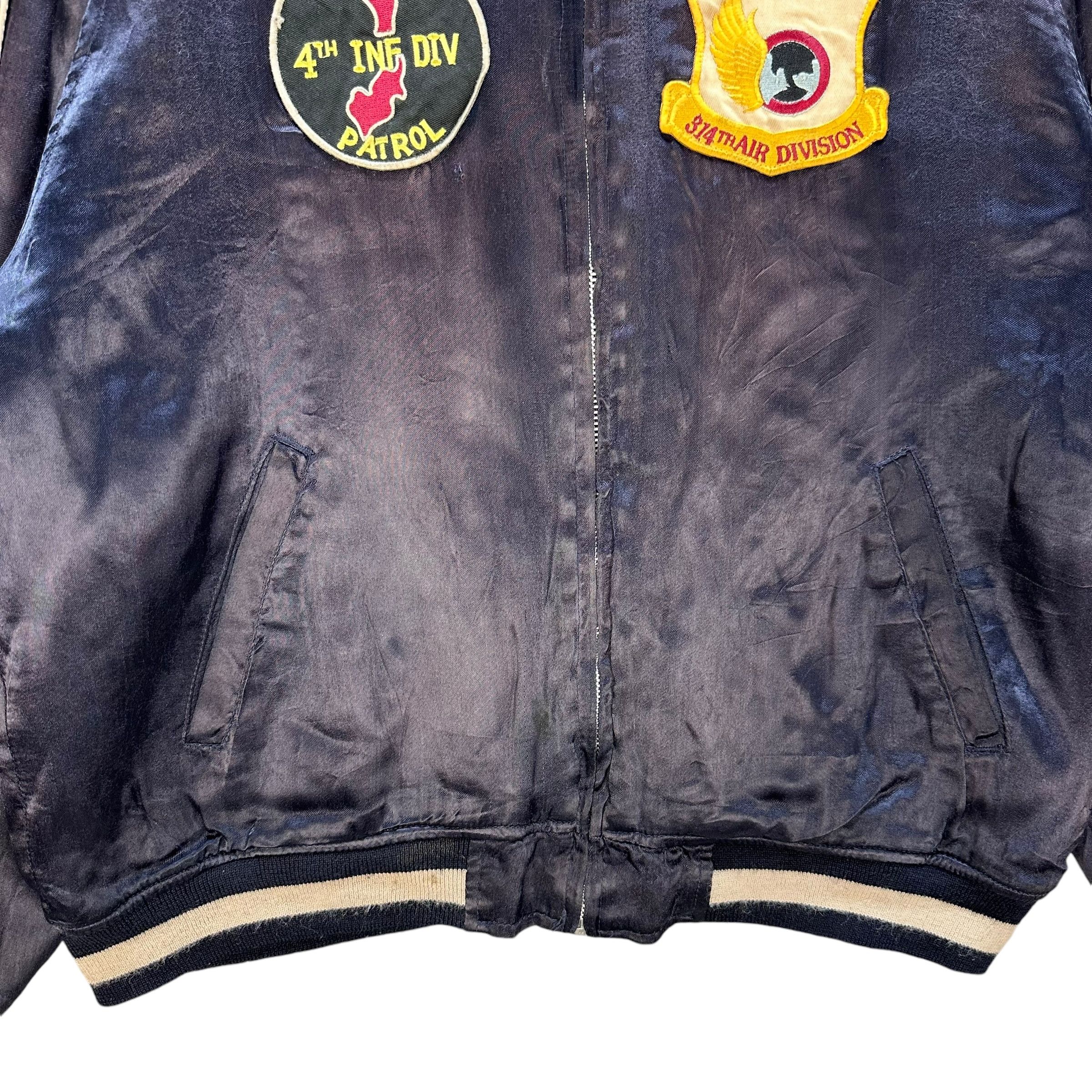 Vintage HOUSTON JAPAN Air Division Special Force Sukajan #A56-1293 Size US L / EU 52-54 / 3 - 7 Thumbnail