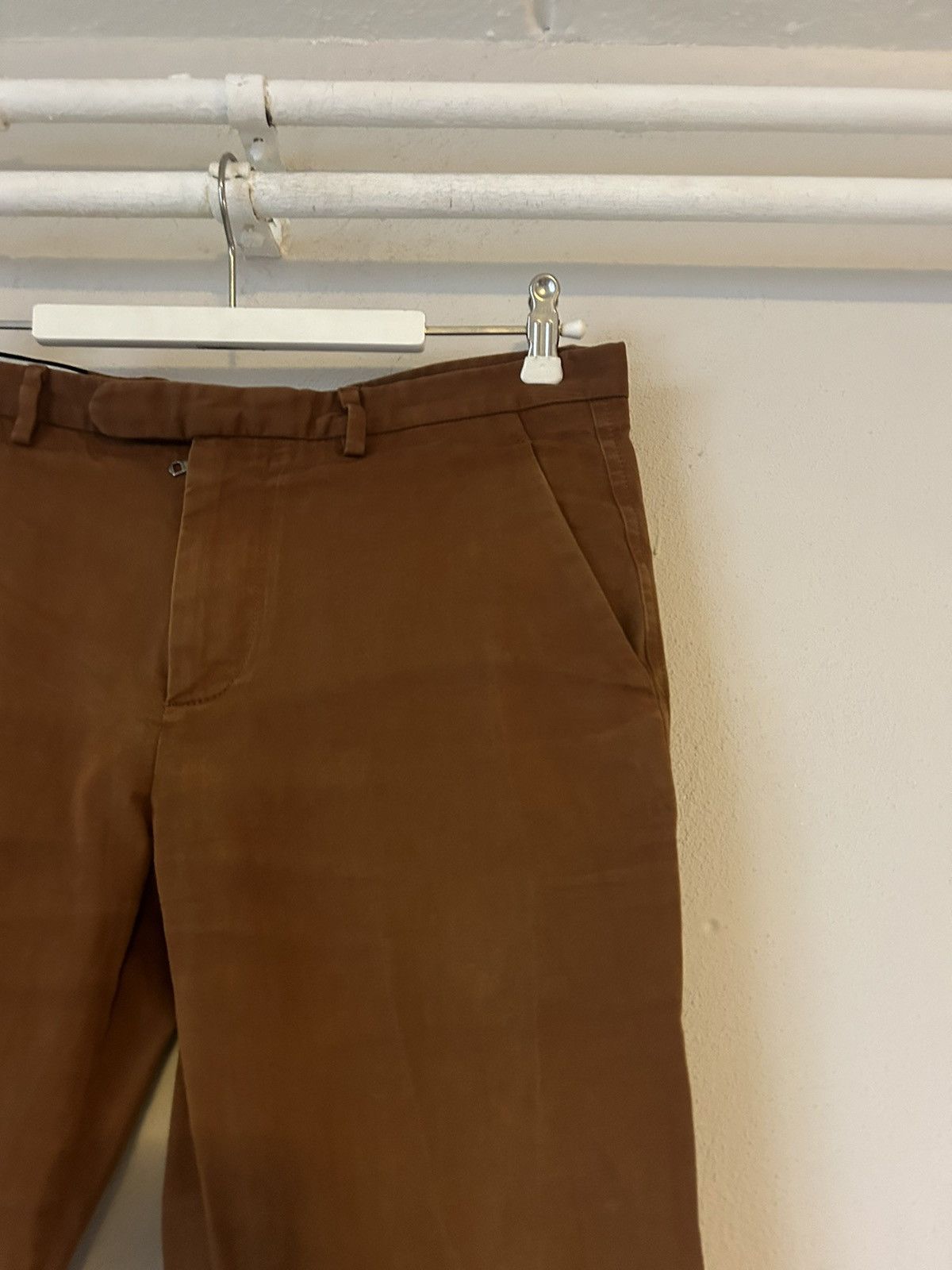 Gucci Gucci Brown Trousers with Embroidered Bee Detail - Size 46 Size US 30 / EU 46 - 5 Thumbnail