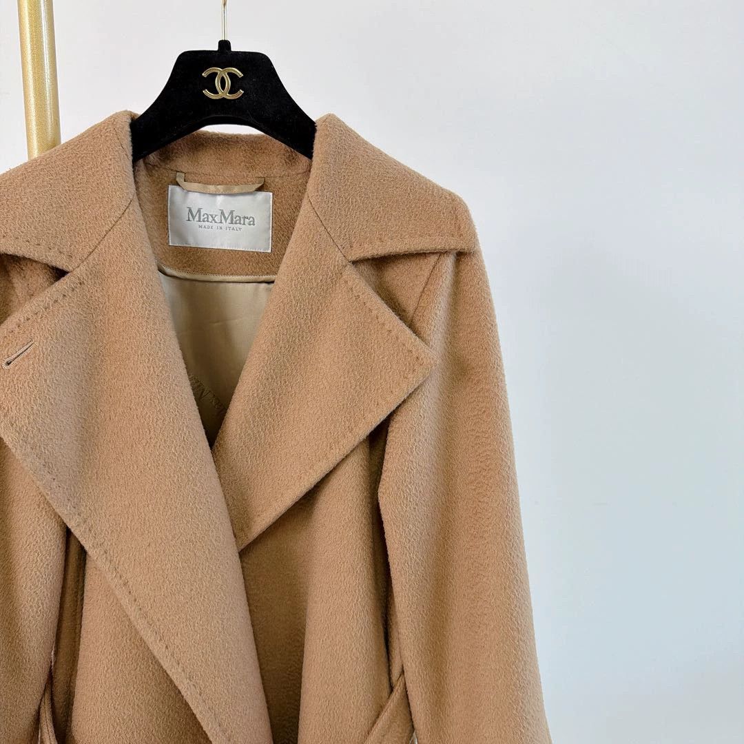 Max Mara Maxmara Camel Hair Coat F34 1417 Size XS / US 0-2 / IT 36-38 - 3 Thumbnail