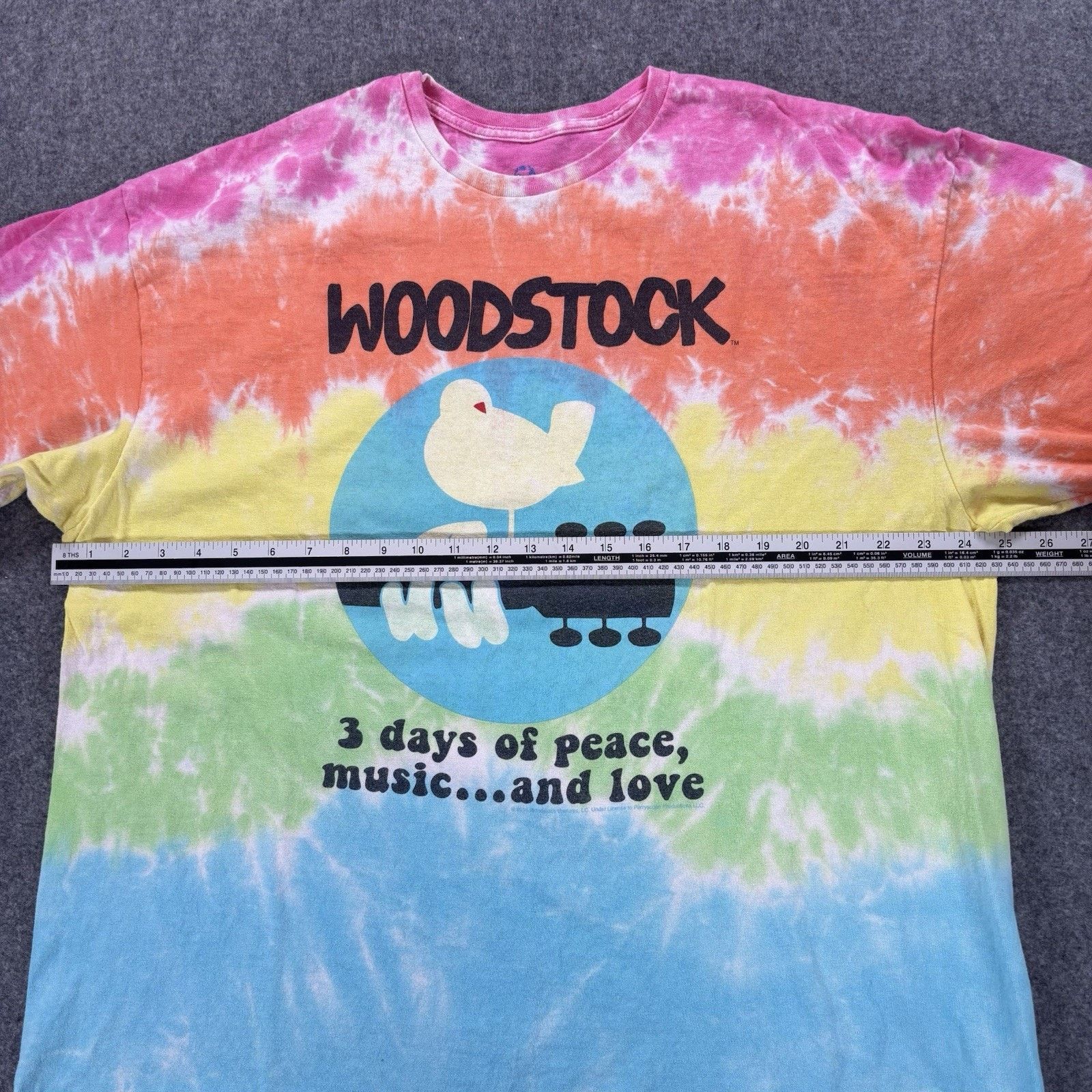 Liquid Blue Woodstock Tie-Dye Shirt Liquid Blue Men's XXL Festival 2016 Size US XXL / EU 58 / 5 - 6 Thumbnail
