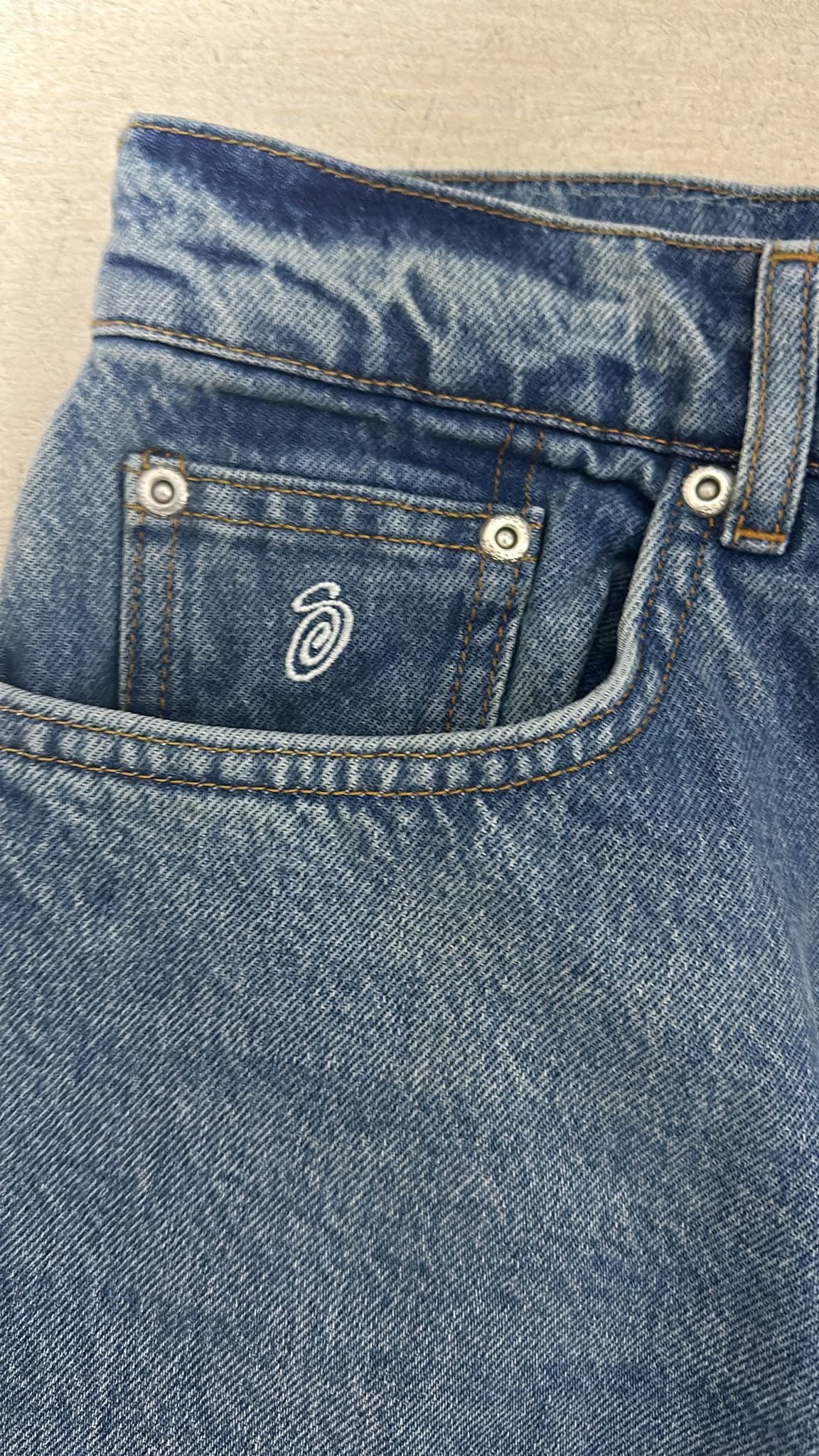 Stussy Stussy Classic Jean Washed Blue Size 30 Size US 30 / EU 46 - 5 Thumbnail