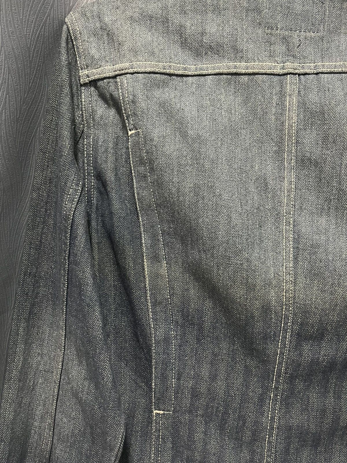 Guess Guess Herringbones Twill Denim Jacket Size L / US 10 / IT 46 - 5 Thumbnail