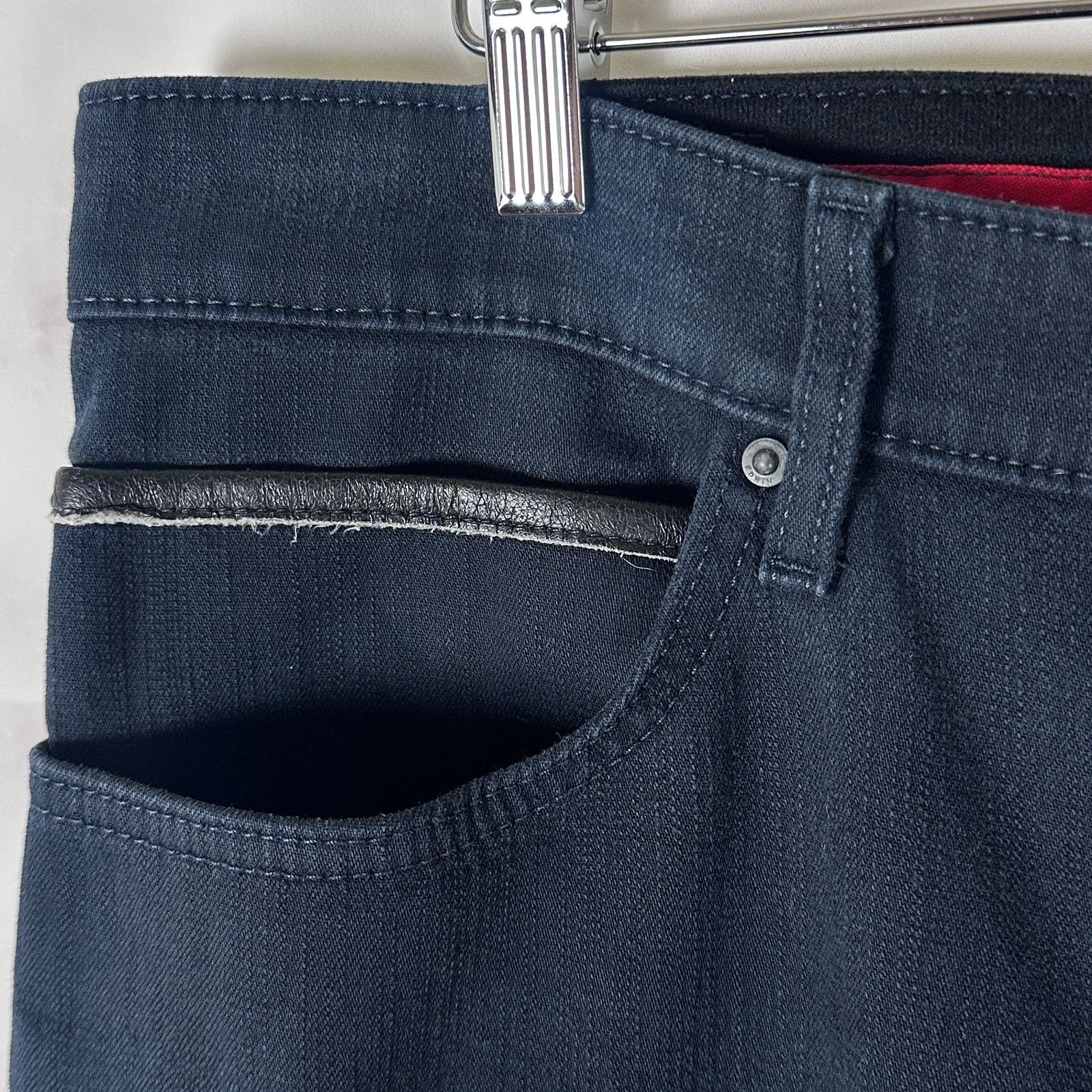 Edwin Wildfire 503 Straight Black Denim Size US 34 / EU 50 - 8 Thumbnail