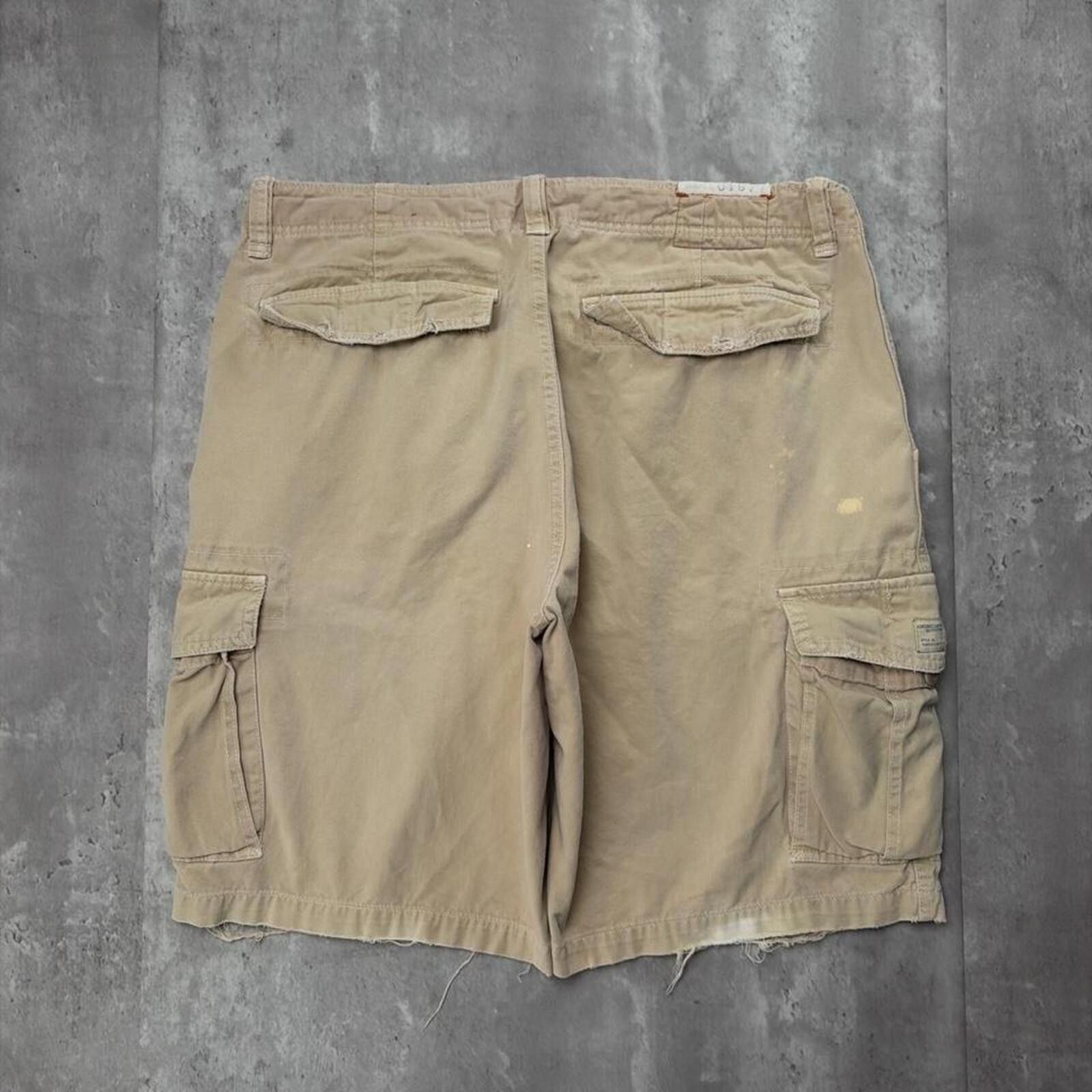 American Eagle Outfitters Vintage American Eagle Grunge Baggy Skater Cargo Shorts Size US 36 / EU 52 - 1 Thumbnail