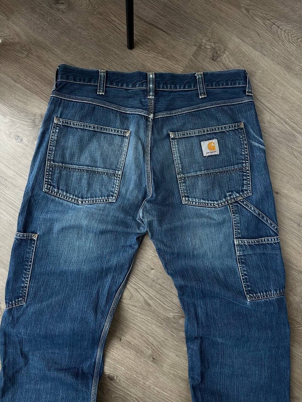 Carhartt × Carhartt Wip × Vintage Vintage Distressed Carhartt Trax Denim Pants Size US 34 / EU 50 - 7 Thumbnail