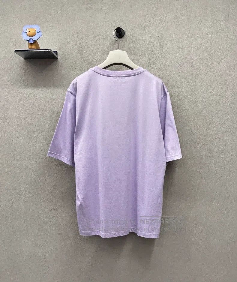Hermes Hermes Purple embroidered short-sleeved shirt Size M / US 6-8 / IT 42-44 - 2 Thumbnail