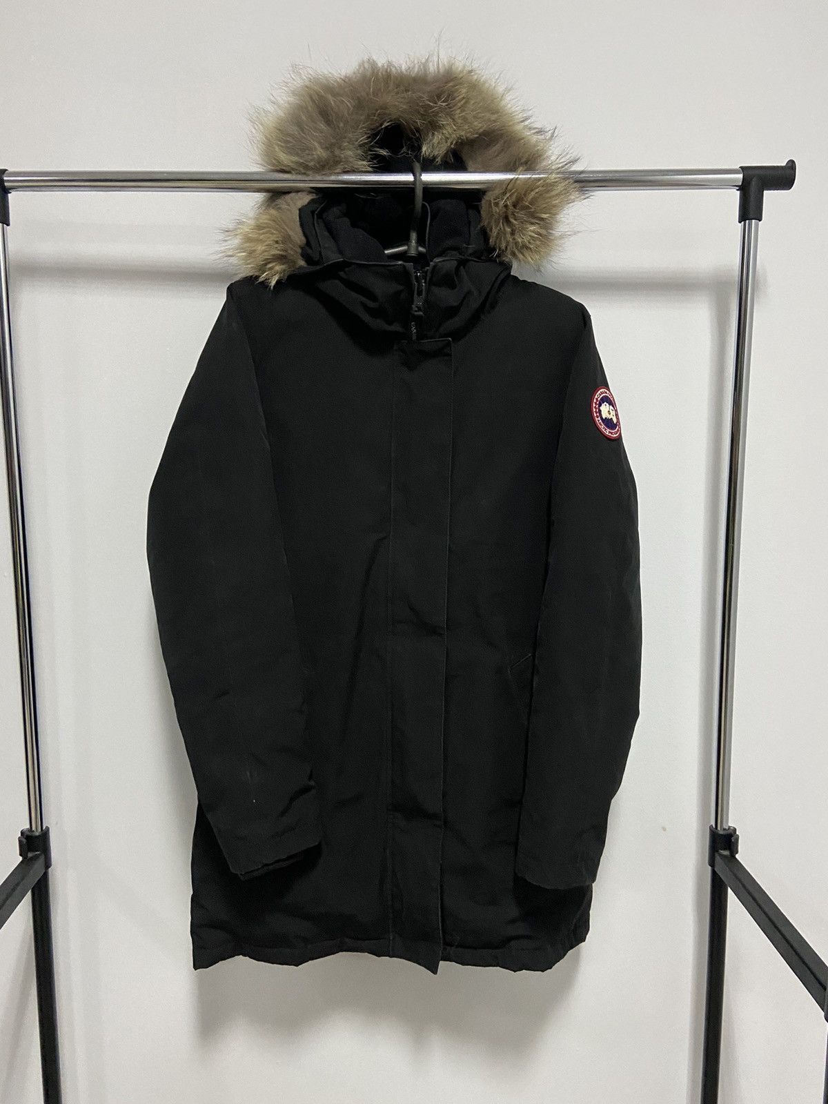 Canada Goose × Vintage Canada goose Victoria fur hooded jacket parka patch logo Size M / US 6-8 / IT 42-44 - 1 Thumbnail