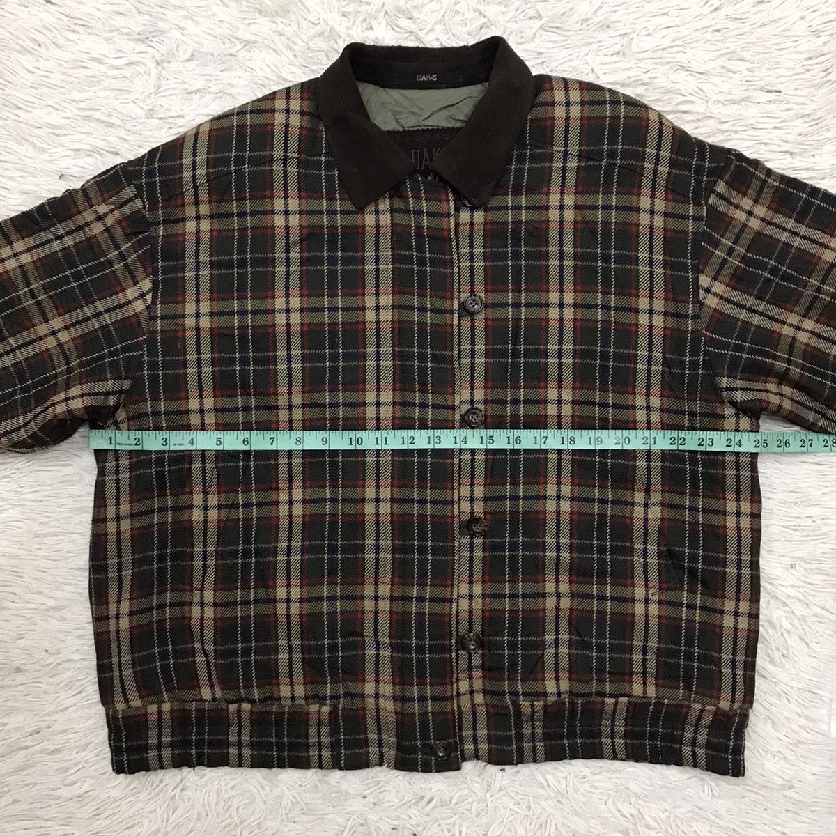 DAKS Vintage Daks London Plaid Flanel Jacket Size US L / EU 52-54 / 3 - 7 Thumbnail