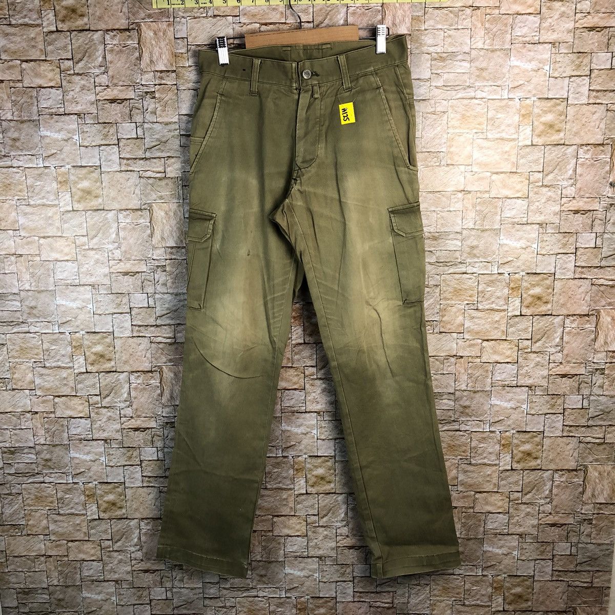 Japanese Brand Japan vintage faded Green utility Cargo Pants #A125 Size US 30 / EU 46 - 1 Thumbnail