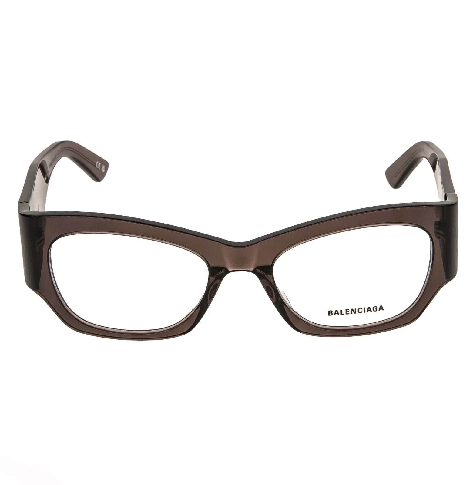 Balenciaga BALENCIAGA 0333 Brown Bold Logo Eyeglasses 52mm GG0333O 005 Size ONE SIZE - 7 Thumbnail