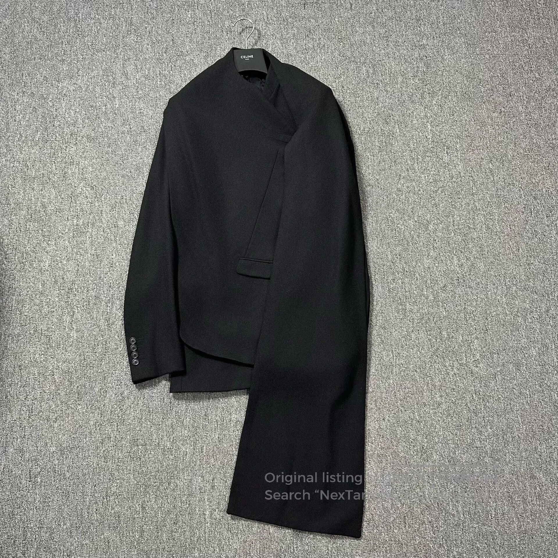 Dior Dior Black Scarf Collar Suit Jacket. Size US M / EU 48-50 / 2 - 3 Thumbnail