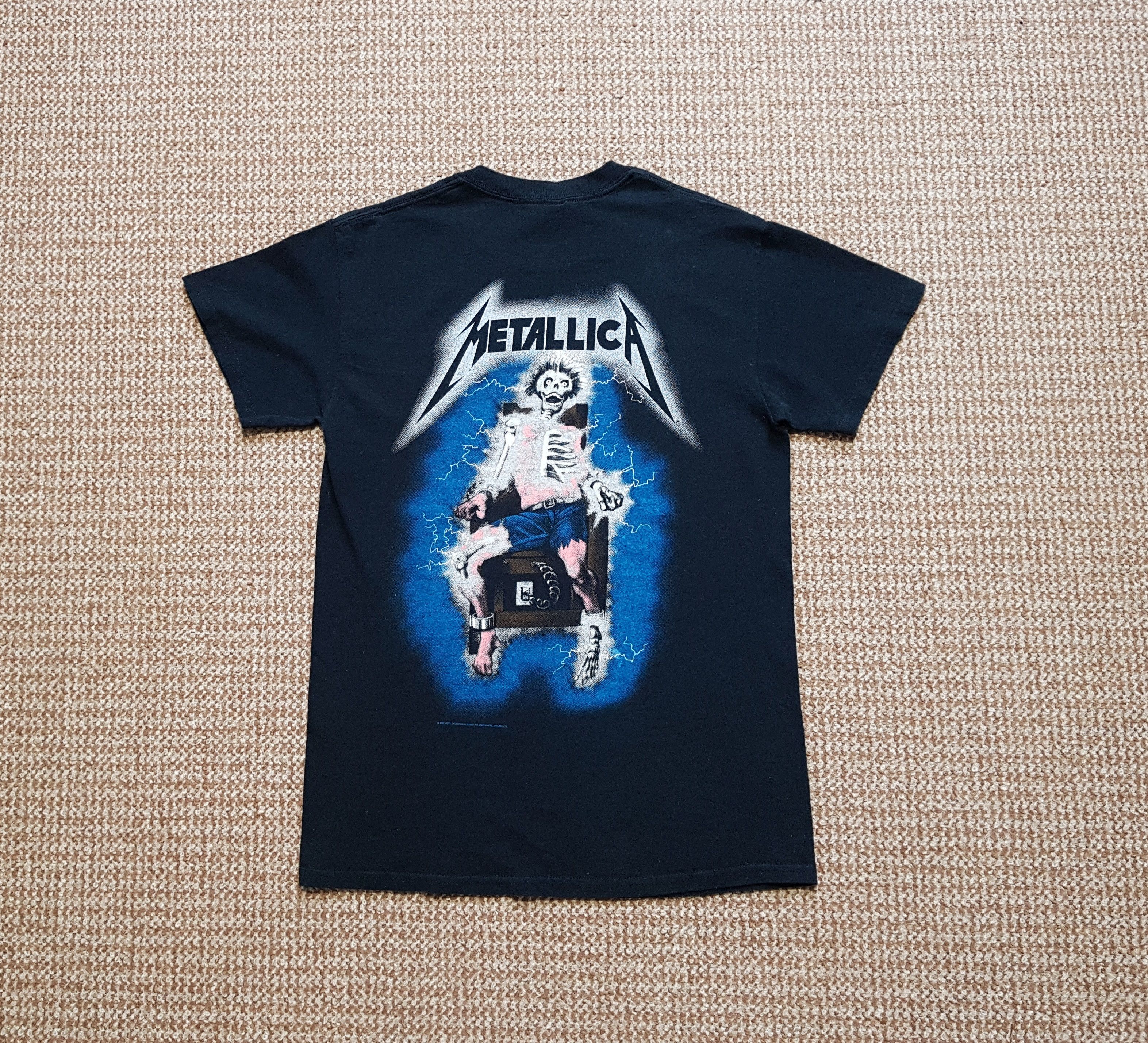 Metallica Metallica Vintage 2007 Ride The Lightning T Shirt Band S Size US S / EU 44-46 / 1 - 9 Thumbnail