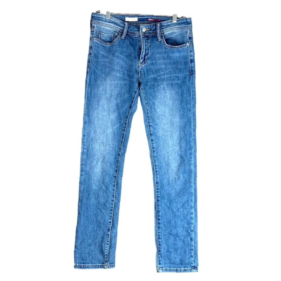 Vintage Pilcro Womens Jeans Blue Denim Mid Rise Slim Boyfriend Stretch 26 Size 26" / US 2 / IT 38 - 2 Thumbnail
