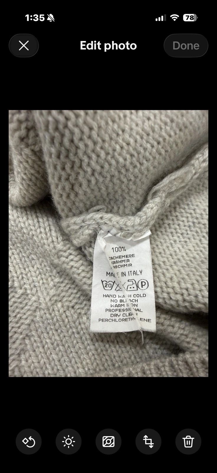 Bergdorf Goodman Saint Andrew/Bergdorf Goodman 100% cashmere sweater $990 Size US M / EU 48-50 / 2 - 4 Thumbnail