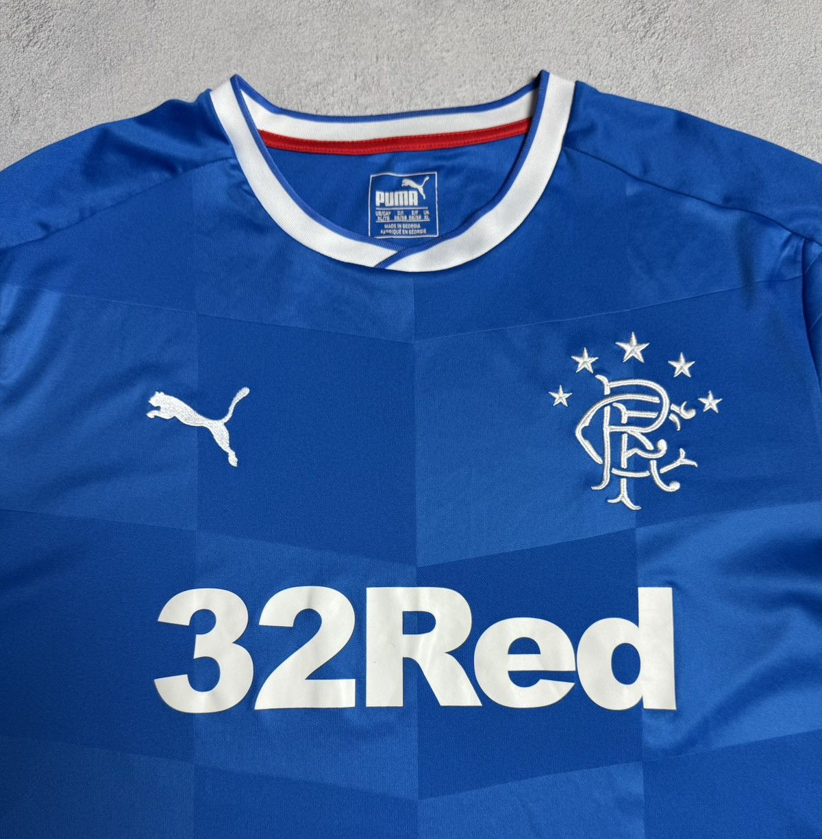 Puma Glasgow Rangers 2016 2018 Home Shirt Soccer Jersey Puma Size US XL / EU 56 / 4 - 5 Thumbnail