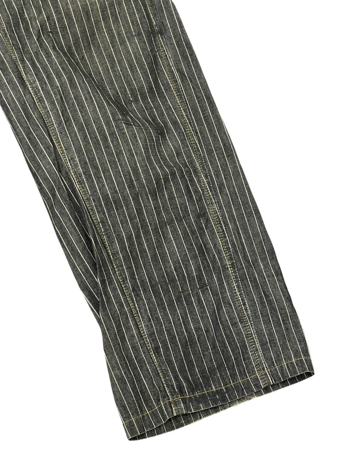 Zucca Thin Denim Zucca Striped Painter Relax Pant 2🟦2 Size US 31 - 9 Thumbnail