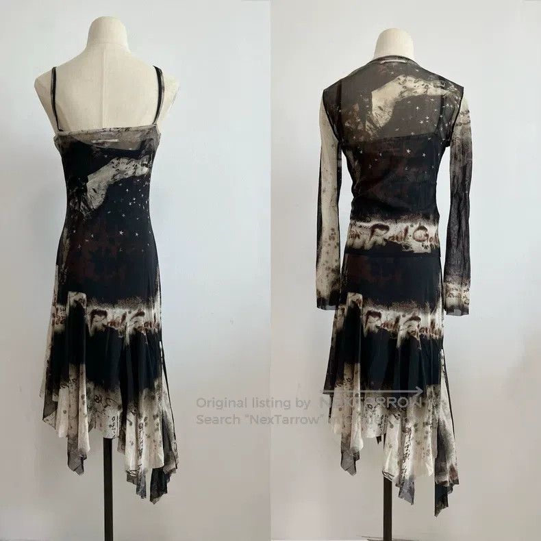 Jean Paul Gaultier Jean Paul Gaultier Starry Portrait Set, Dress, Top Size S / US 4 / IT 40 - 2 Thumbnail