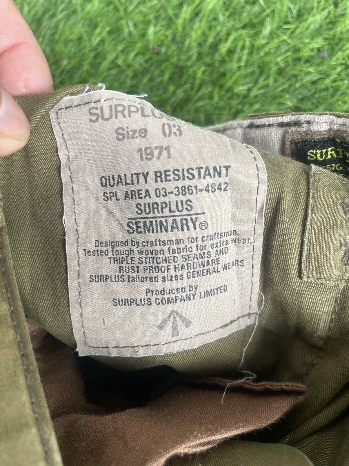 Vintage Authentic SURPLUS BRAND 3Q pants Size US 32 / EU 48 - 6 Thumbnail