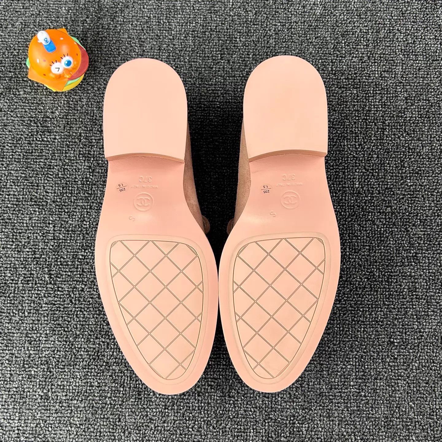 Chanel Chanel Women's Pink Loafer with Metal Logo Size 37 Size US 6.5 / IT 36.5 - 6 Thumbnail