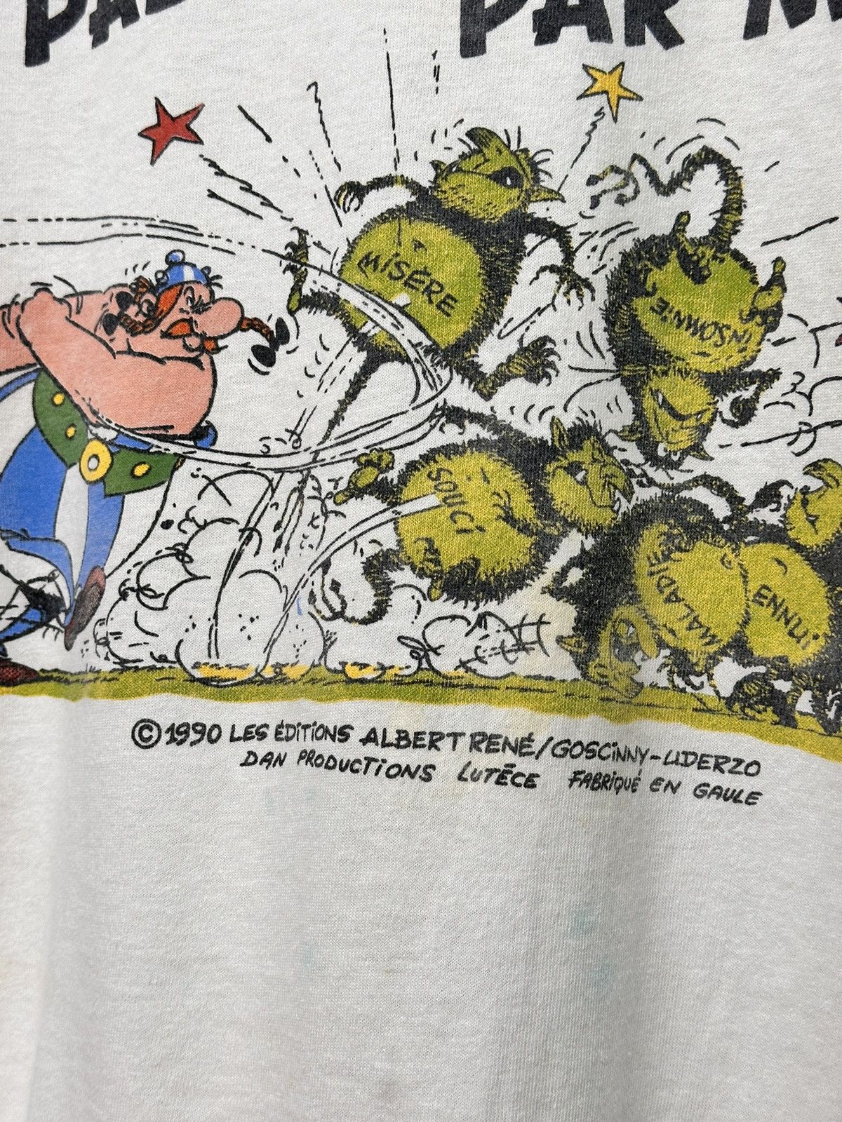Band Tees Rare 1990 Asterix and Obelix Cartoon t shirt like tin tin Size US L / EU 52-54 / 3 - 4 Thumbnail