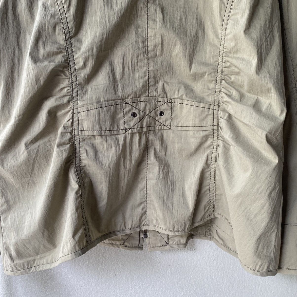 Kansai Yamamoto KANSAI BIS Beige Zip Jacket with Pocket Detail Size M / US 6-8 / IT 42-44 - 9 Thumbnail