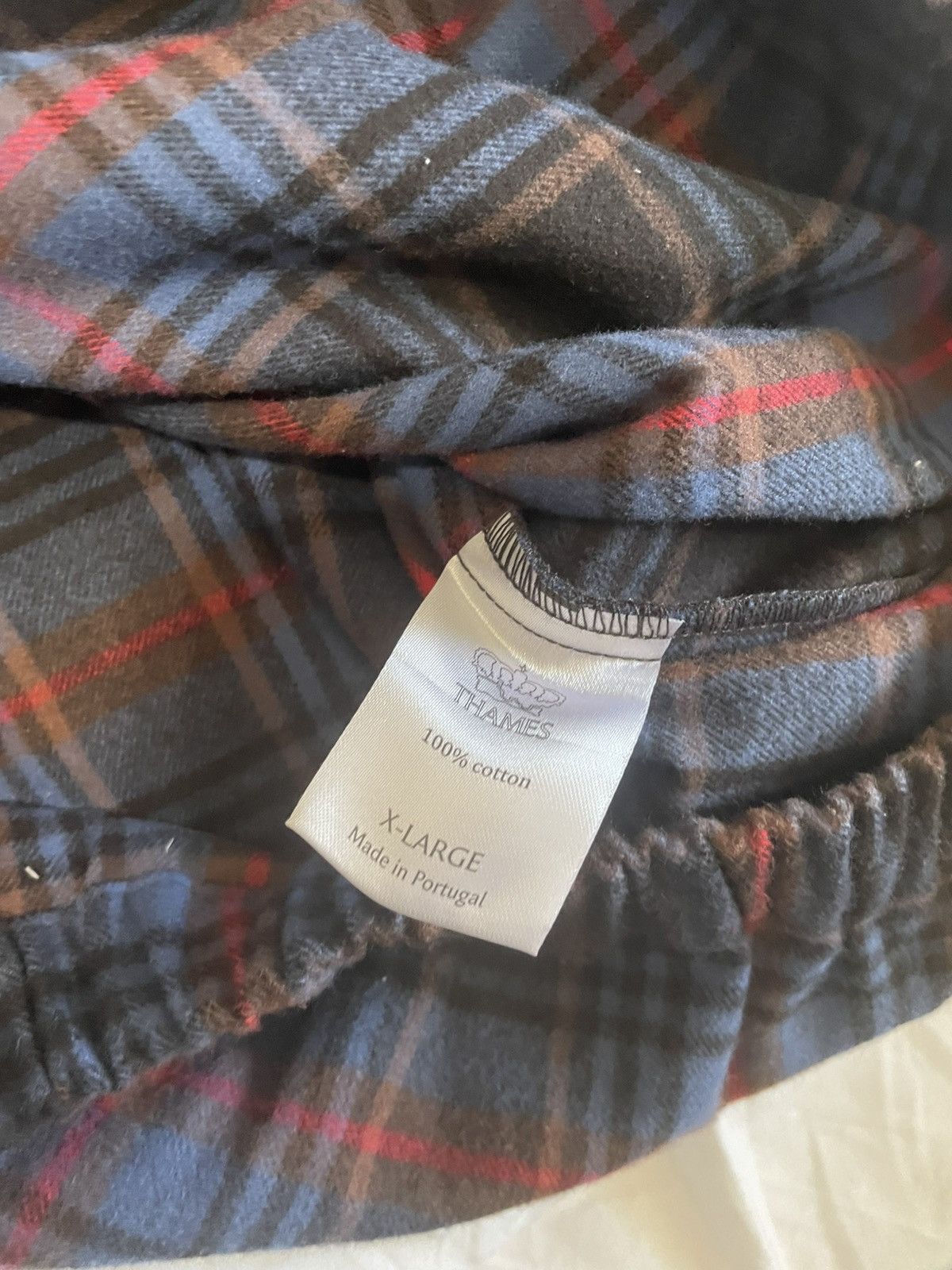 Thames Thames wool drill top checkered XL Size US XL / EU 56 / 4 - 3 Thumbnail