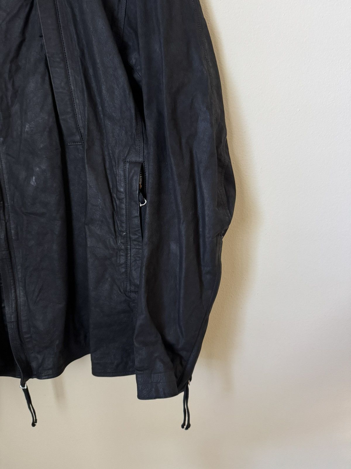 Boris Bidjan Saberi Boris Bidjan Saberi J5 Leather Jacket Black XL Size US XL / EU 56 / 4 - 3 Thumbnail