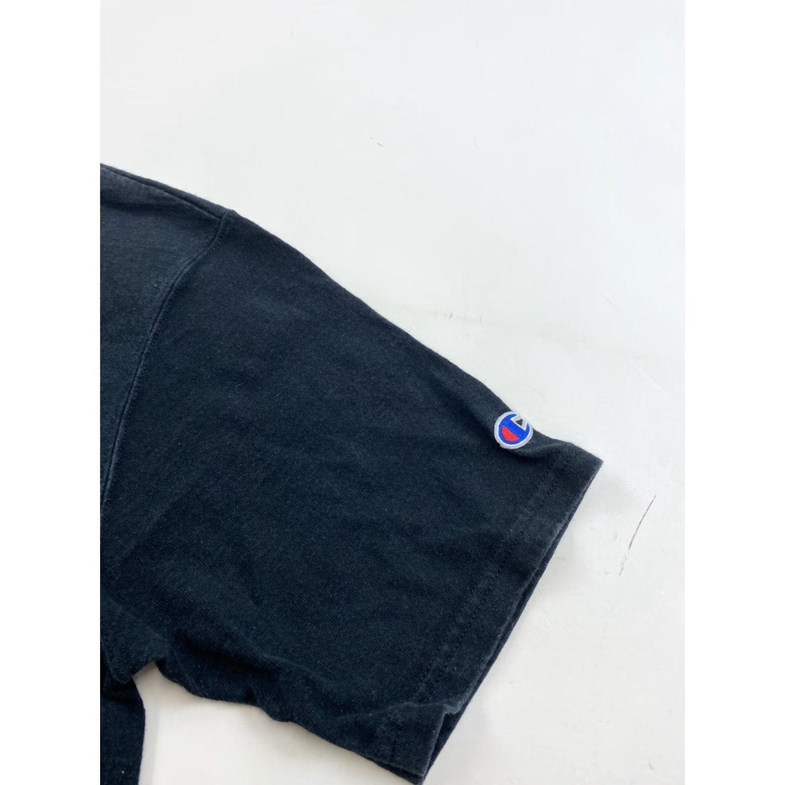 Champion VINTAGE Champion T Shirt Mens Medium Black Gold Metallic Logo Size US M / EU 48-50 / 2 - 4 Thumbnail