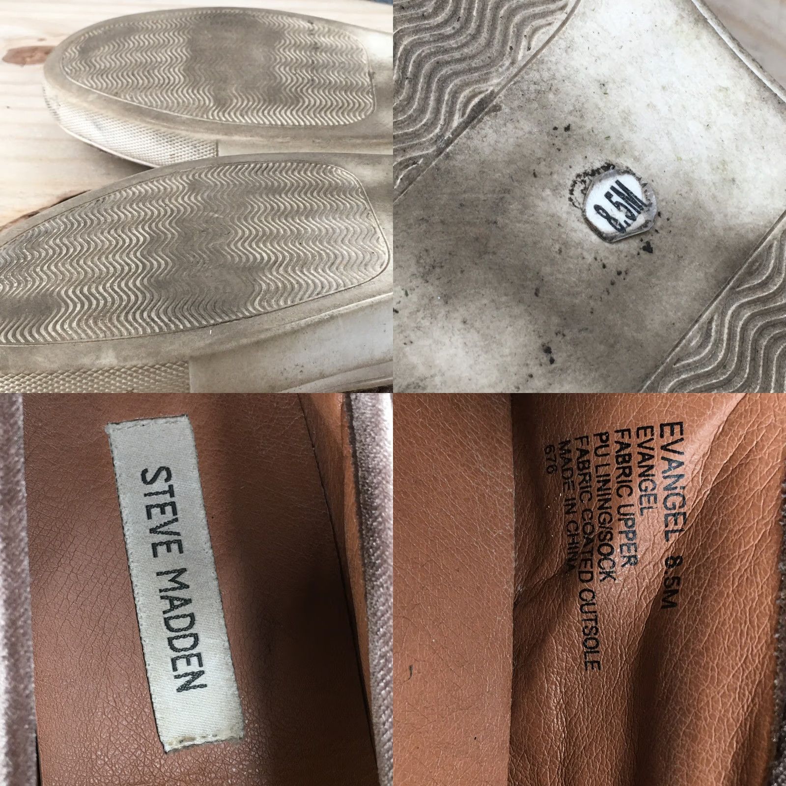 Steve Madden Steve Madden Evangel Flats Loafer Shoes Brown Fabric Slip On Low Top 8.5M Womens Size M / US 6-8 / IT 42-44 - 9 Thumbnail