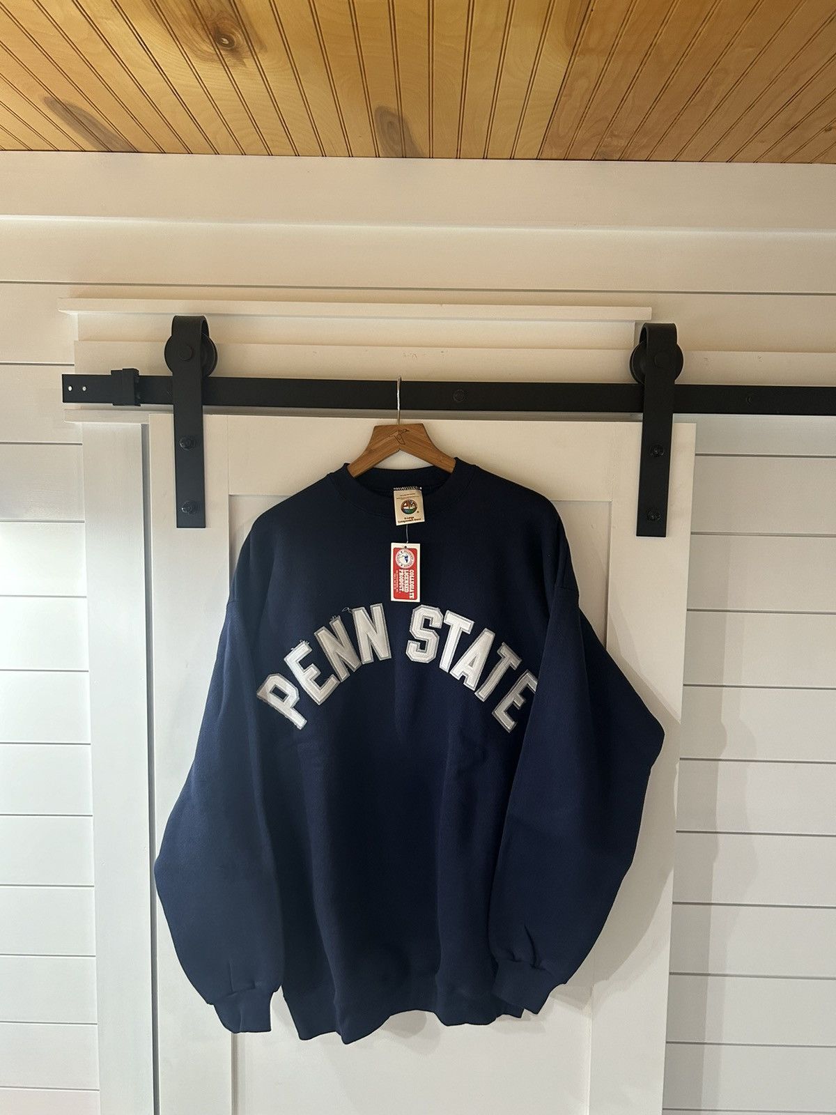 image of Vintage Penn State Nittany Lions Crewneck VTG Sweatshirt 90's Deadstock NWT Usa in Blue (Size XL)