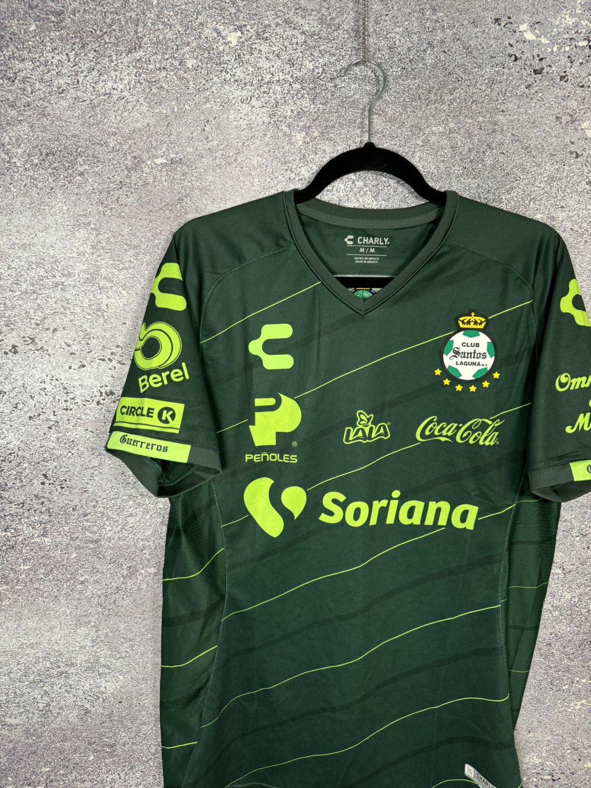 Vintage Vintage Santos Laguna 2019/20 Charly Soccer Jersey Medium Size US M / EU 48-50 / 2 - 3 Thumbnail