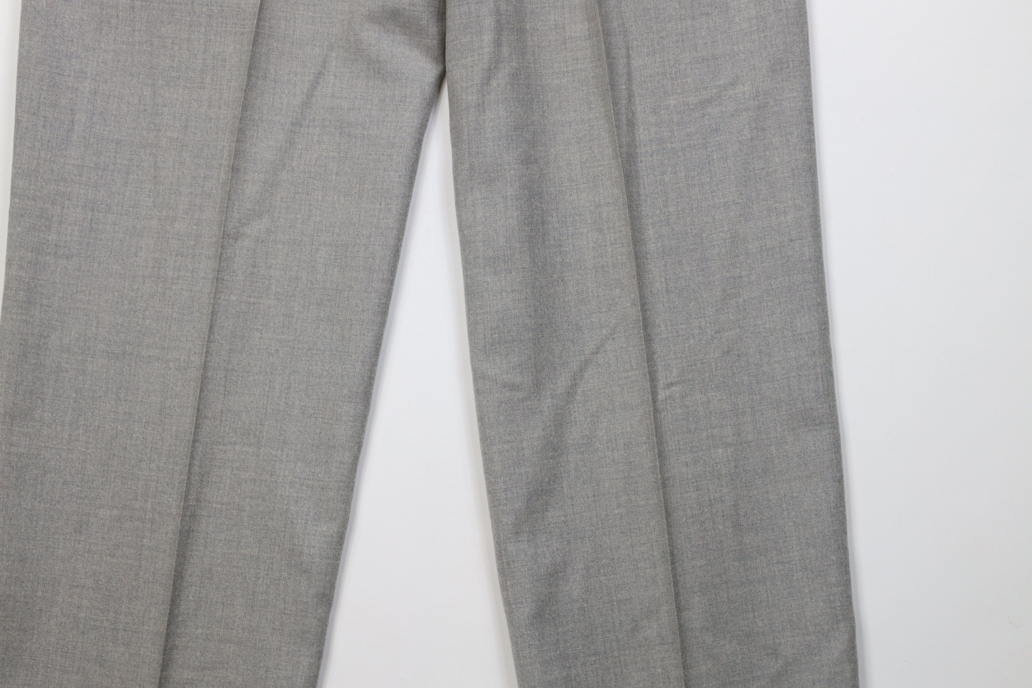 Vintage Vintage 50s Hollywood Regency Wool Chino Pants Gray USA Size US 34 / EU 50 - 13 Thumbnail