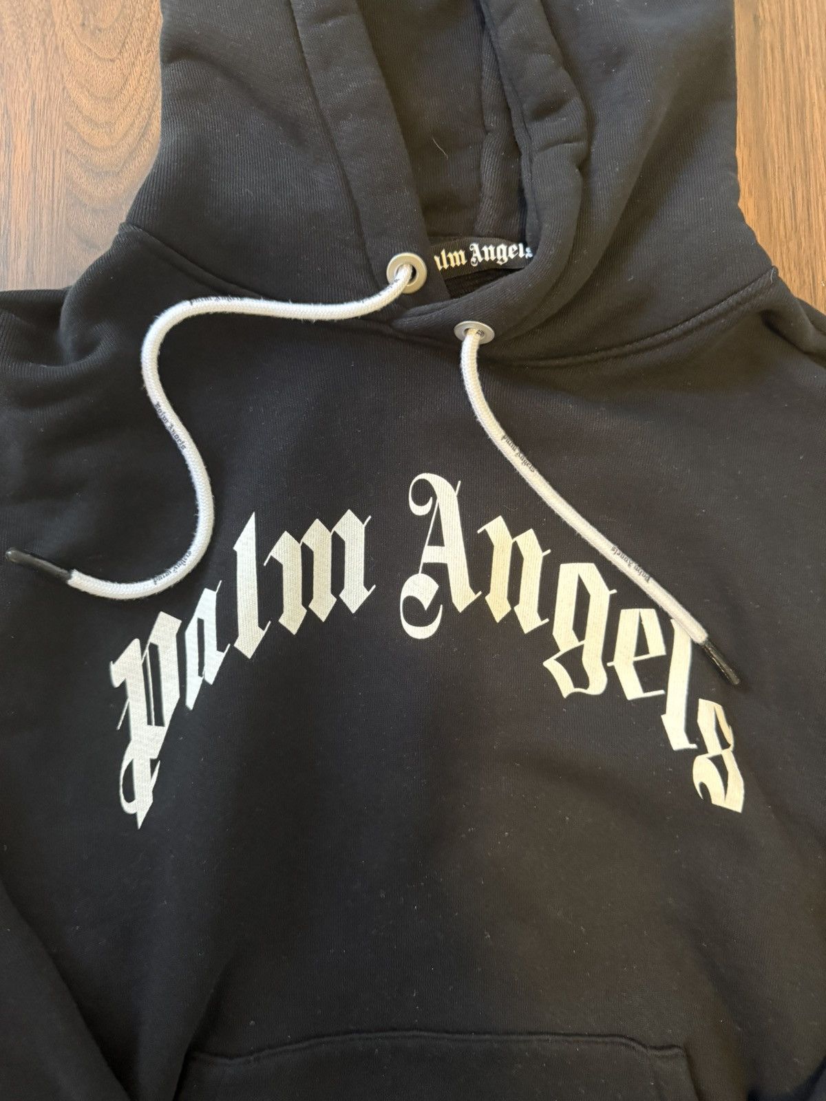 Palm Angels Palm Angels Black Oversized Hoodie Size US XL / EU 56 / 4 - 2 Thumbnail