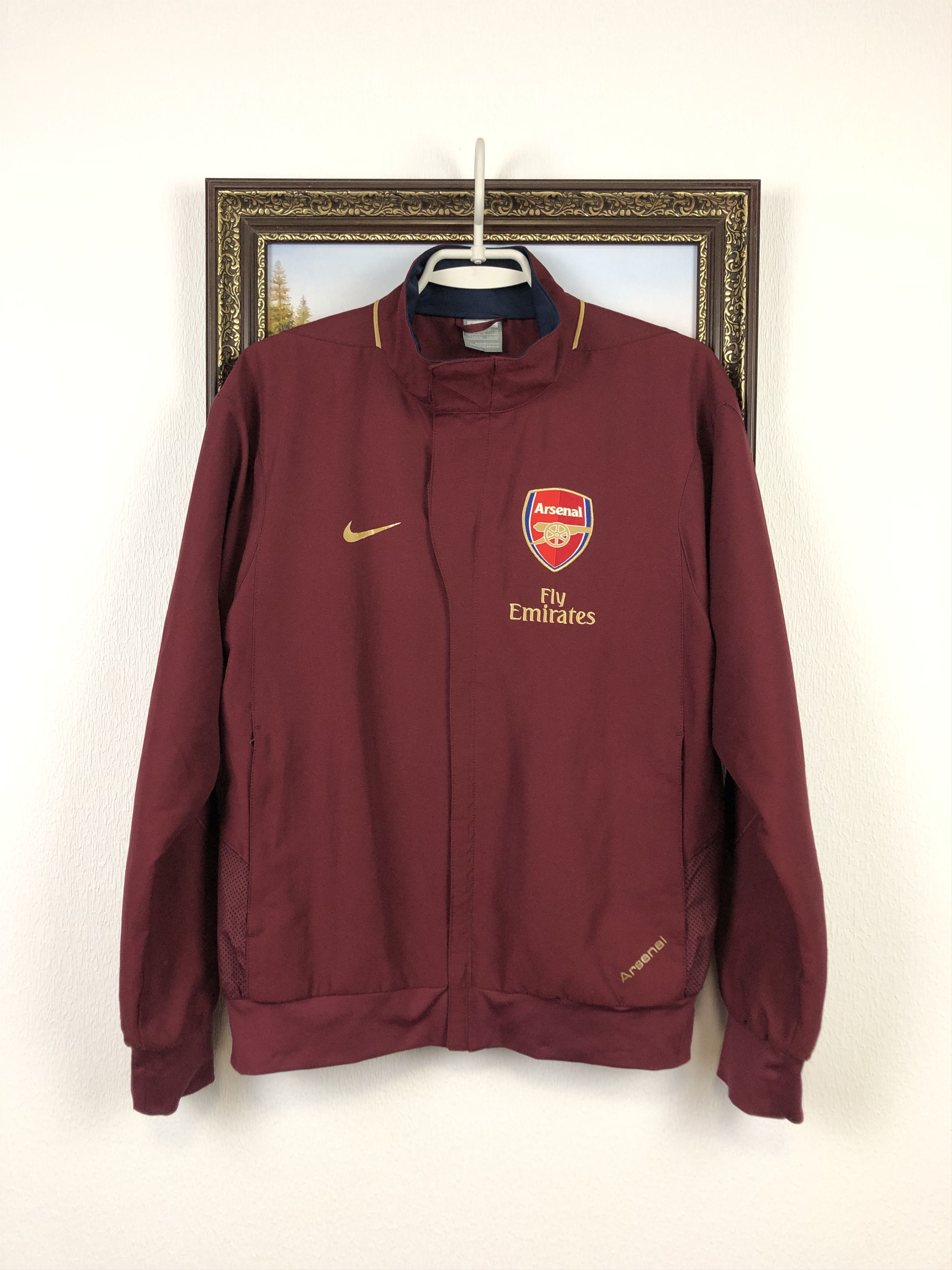 Nike Arsenal Longon Football Jacket Highbury Soccer Track Top Size US S / EU 44-46 / 1 - 1 Thumbnail