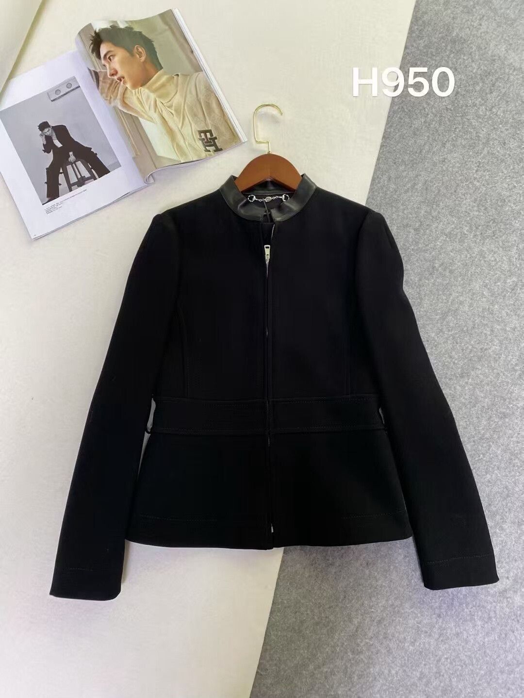 Gucci Gucci Leather Jacket with Tags Size S / US 4 / IT 40 - 1 Thumbnail