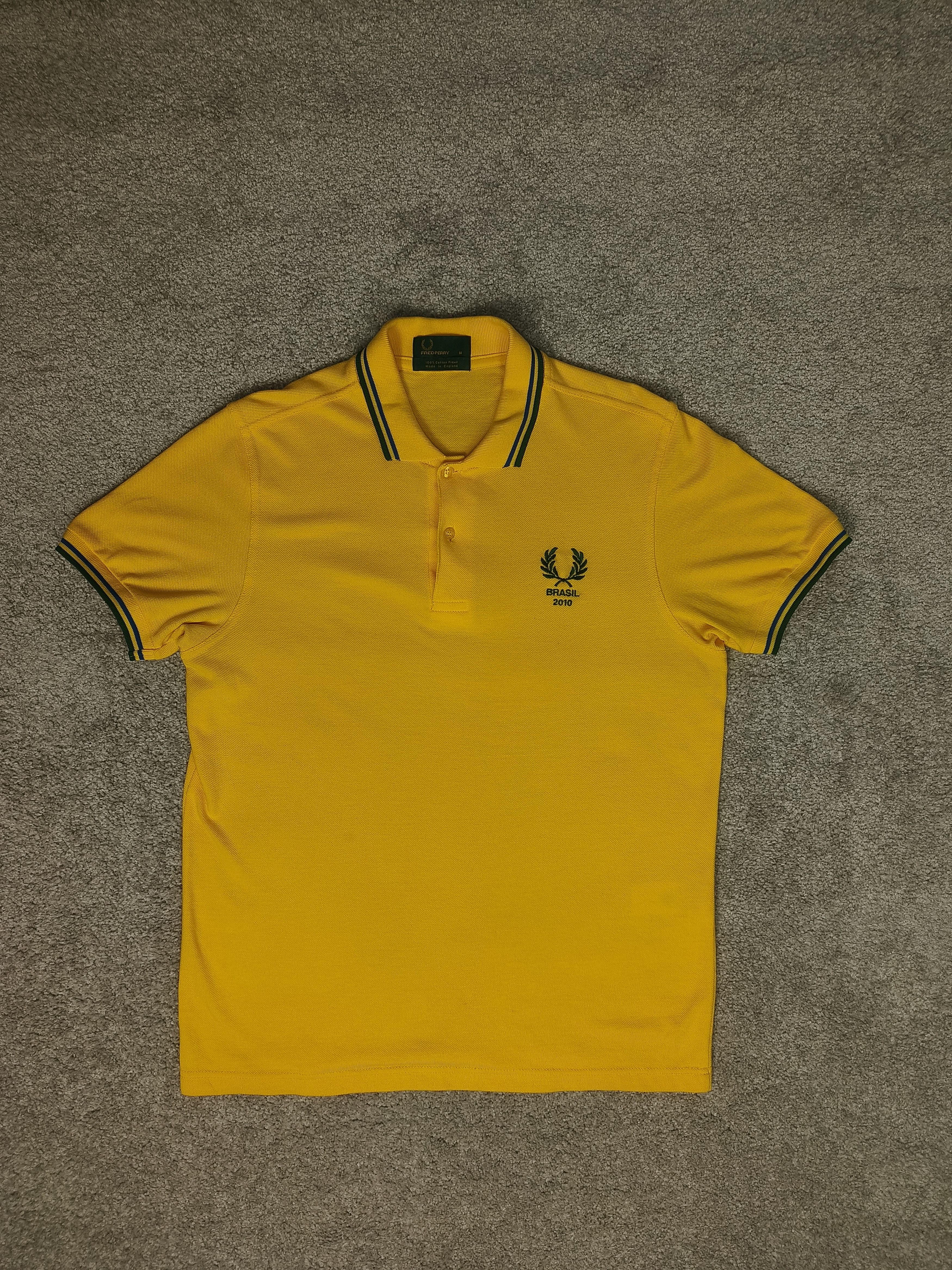 Fred Perry Fred Perry 2010 World Cup Brazil Tournament Ltd Edition Polo Size US M / EU 48-50 / 2 - 1 Thumbnail