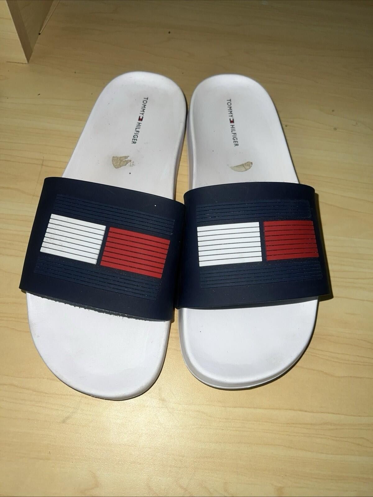 Tommy Hilfiger Tommy Hilfiger Dark Blue White Red Slide Sandal Flip Flop 11 Size US 9 / EU 42 - 9 Thumbnail