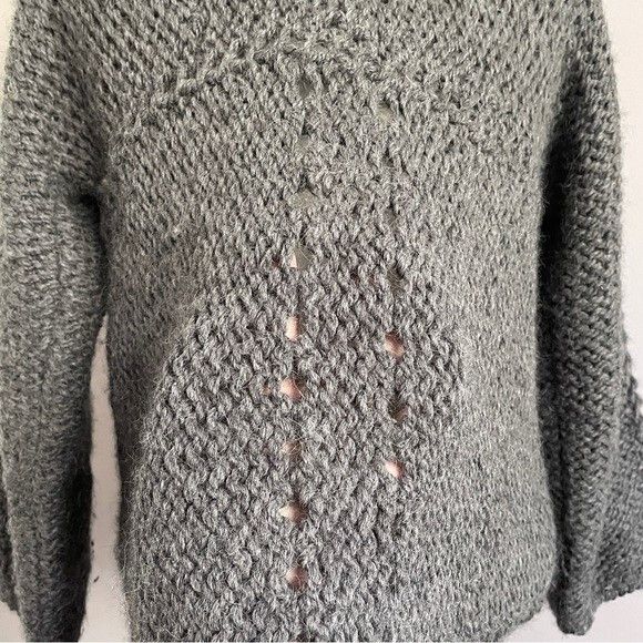 House of Harlow House of Harlow Wool Alpaca Chunky Open Cardigan Sweater Size M / US 6-8 / IT 42-44 - 8 Thumbnail