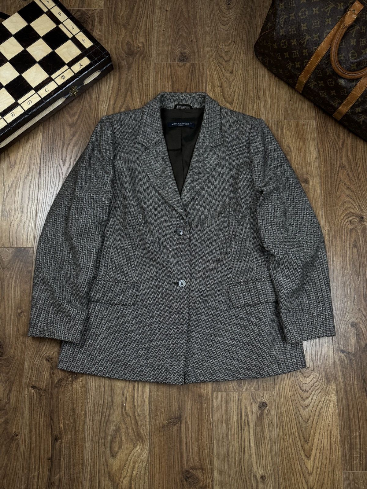Marina Rinaldi Wool blazer Marina Rinaldi Japan original luxury item Size 42S - 1 Thumbnail