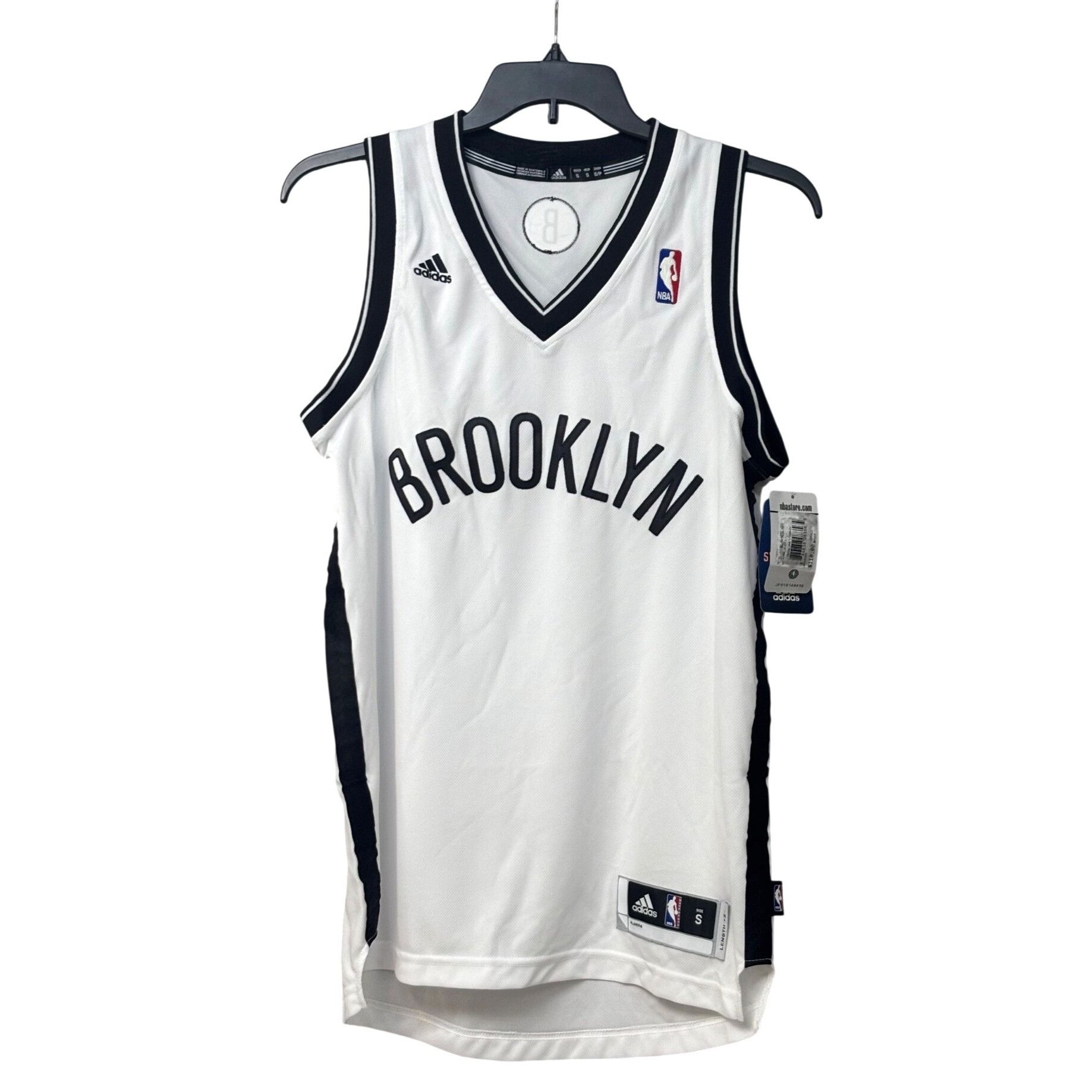 Adidas Adidas Brooklyn Nets White Swingman Basketball Jersey Authen Size US S / EU 44-46 / 1 - 1 Thumbnail