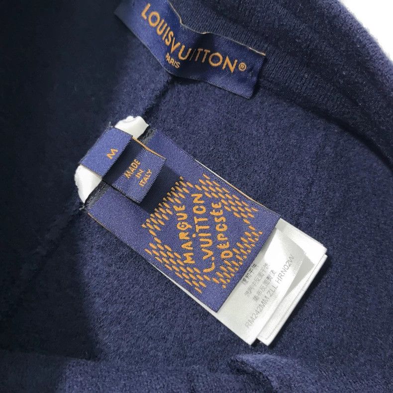 Louis Vuitton Louis Vuitton size m SS24 Navy Preppy Blue Wrap Knit Short Size US 28 / EU 44 - 5 Thumbnail