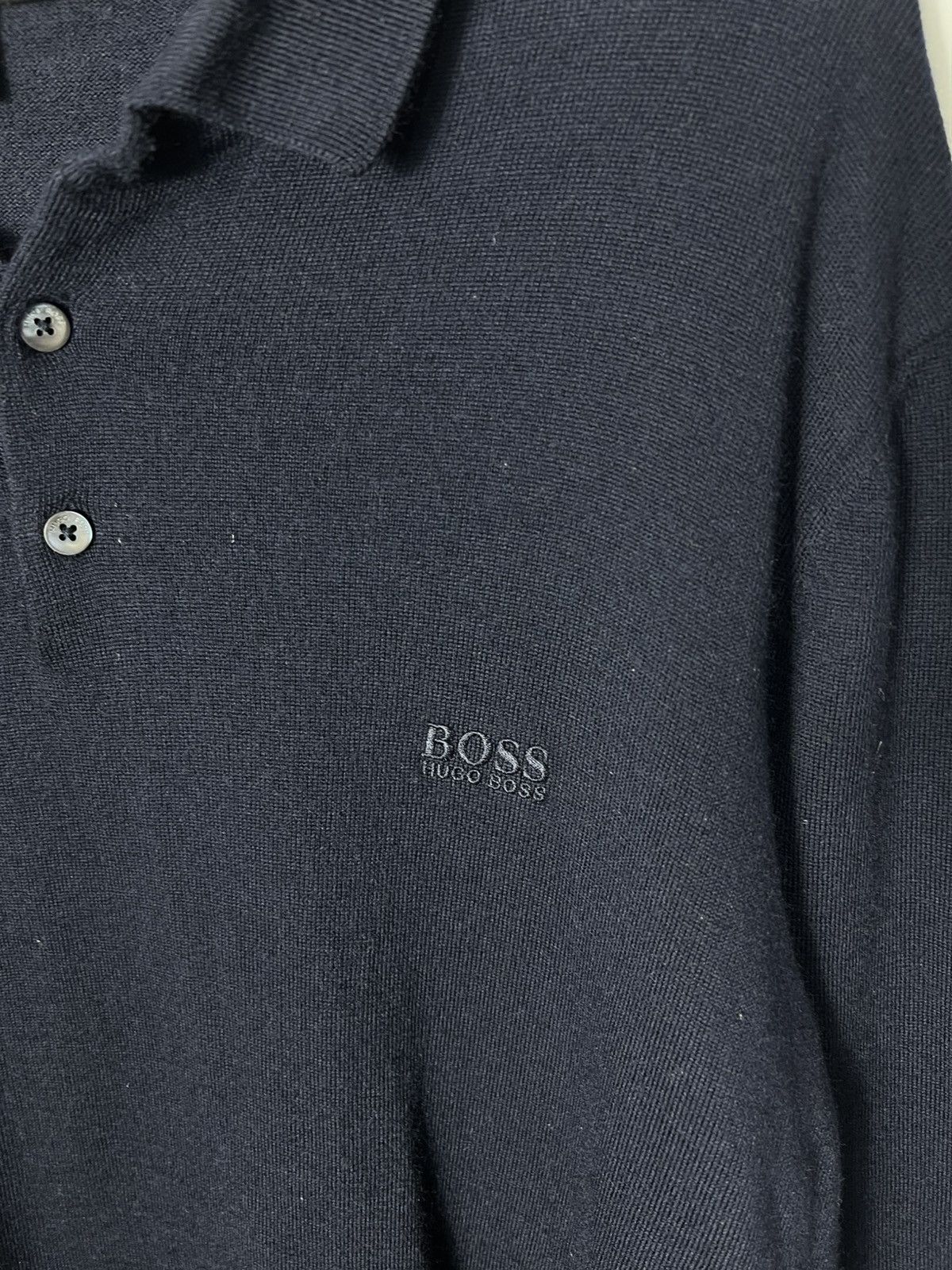 Hugo Boss Luxury streetwear designer Hugo Boss Wool Jumper Size US L / EU 52-54 / 3 - 3 Thumbnail
