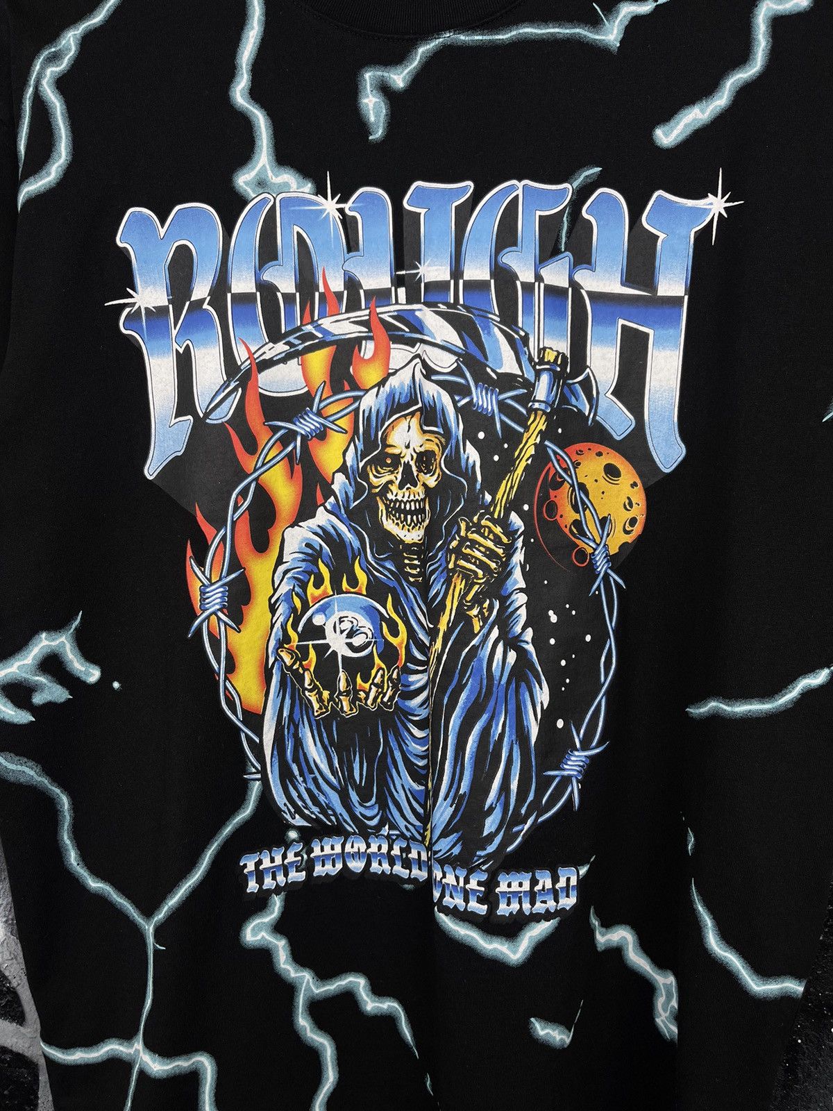 Band Tees ROUGH Y2K Black Squad Relaxed Fit Crazy Logo T-Shirt Size M Size US M / EU 48-50 / 2 - 4 Thumbnail