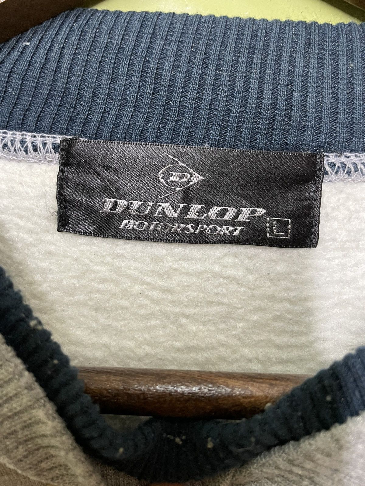 Dunlop × Vintage 90s dunlop motorsport embroidered big logo sweatshirt Size US M / EU 48-50 / 2 - 8 Thumbnail