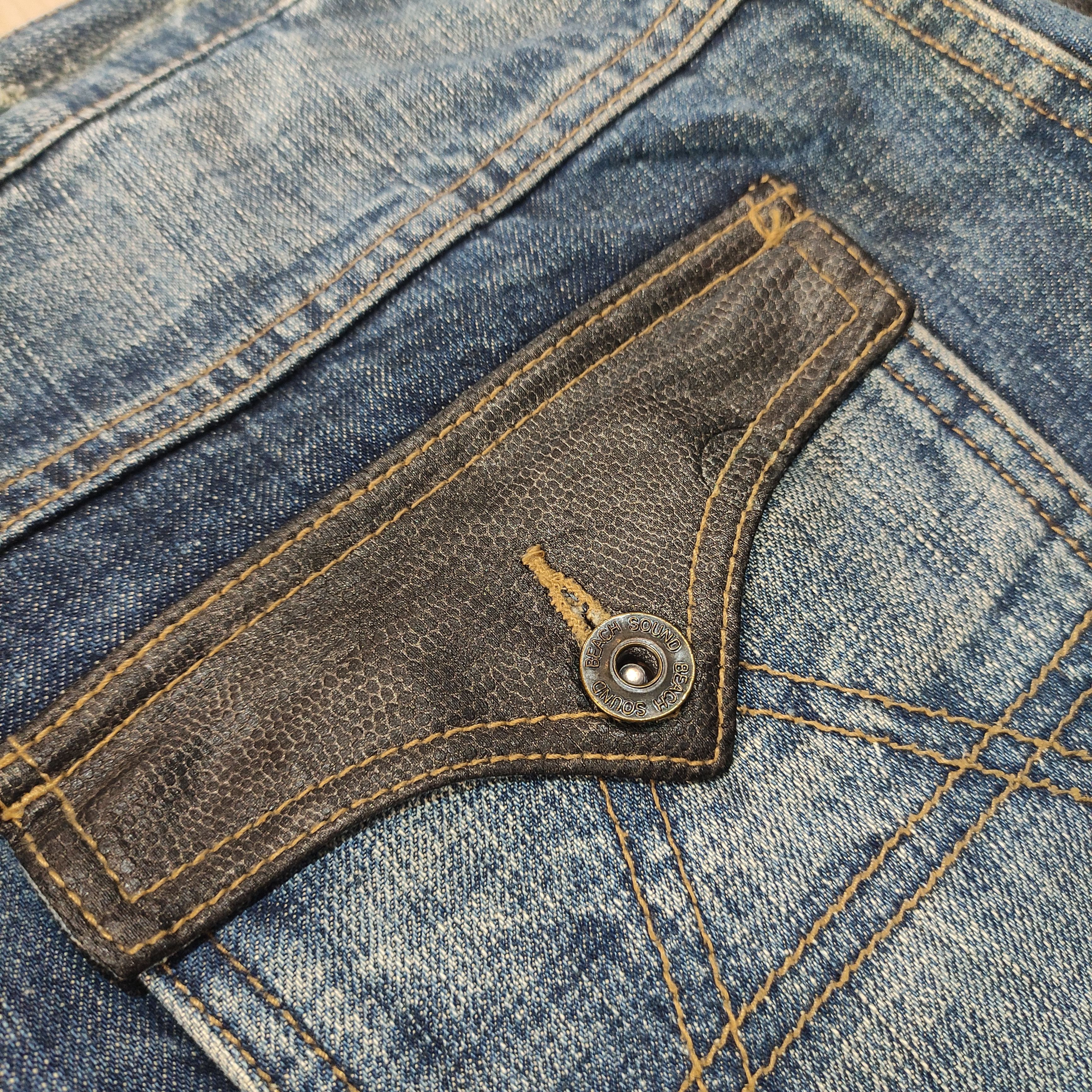 Tornado Mart Beach Sound Flare Jeans Snake Skin - 2000s Style if6w9 Size US 32 / EU 48 - 11 Thumbnail