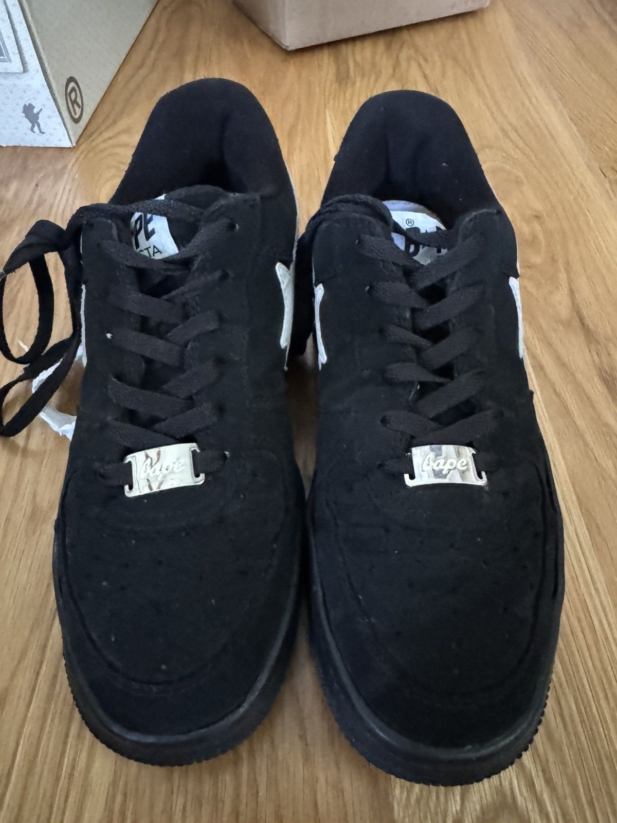 Bape Sz 10 OG BAPESTA BLACK with WHITE STAR BAPES Size US 10 / EU 43 - 1 Thumbnail