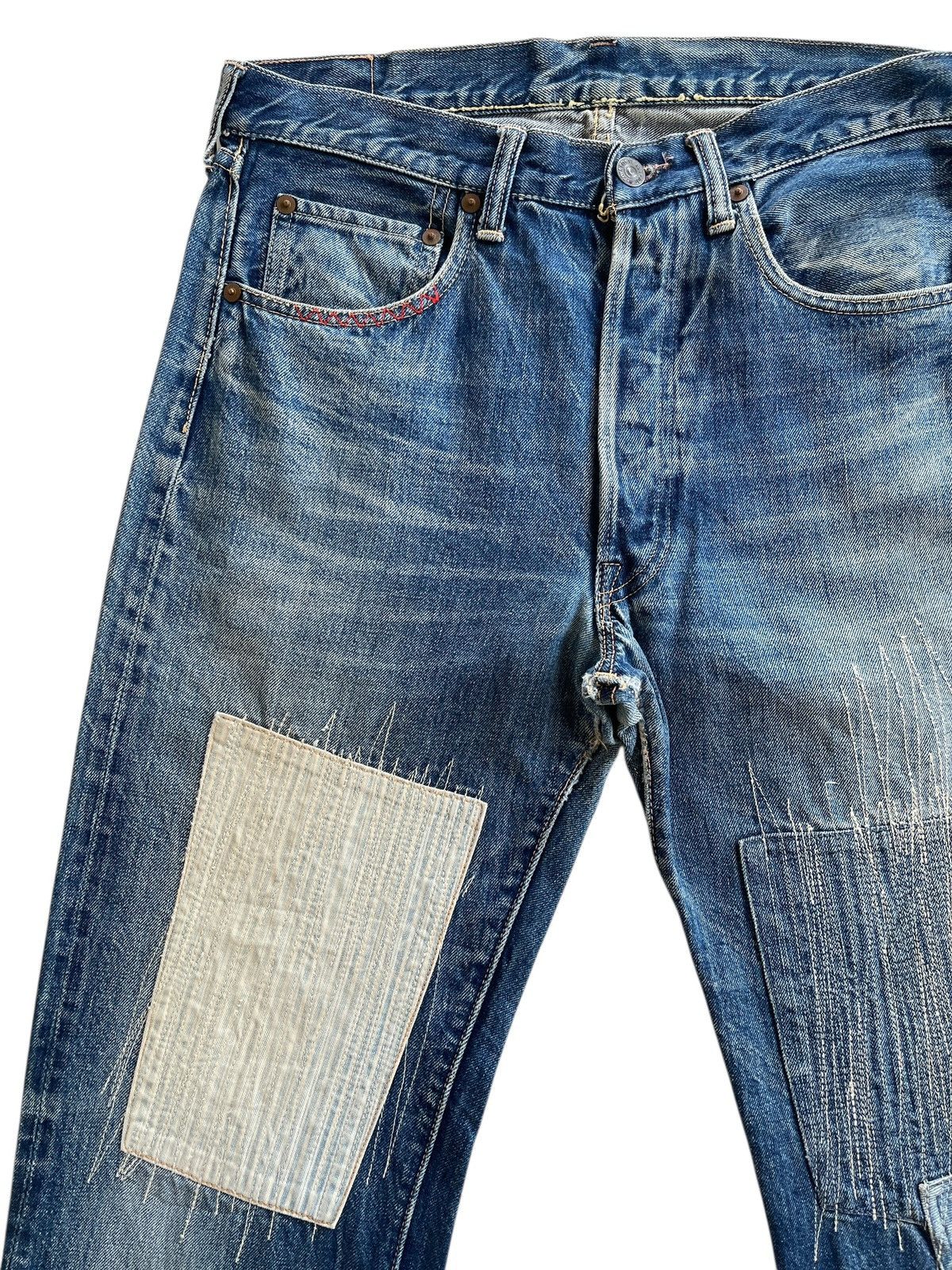 The Real McCoy's Joe McCOY Patchwork Selvedge Denim Size US 32 / EU 48 - 3 Thumbnail