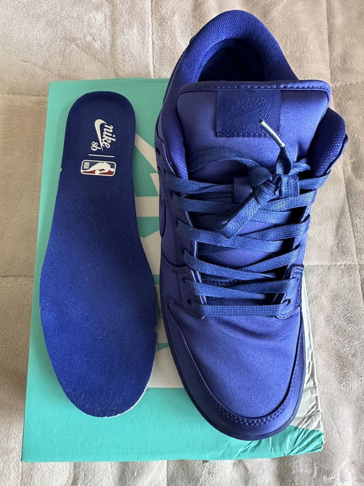 NBA Nike SB Dunk Low ‘NBA’ Deep Royal Blue Size US 10.5 / EU 43-44 - 3 Thumbnail