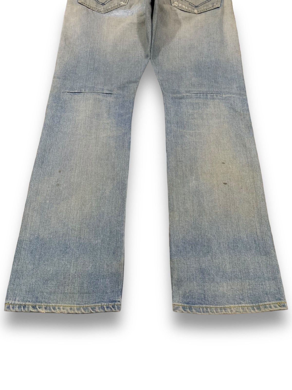 Nonnative × Undercover Vintage Nonnative Selvedge Mud Wash Ripped Grunge Jeans Size US 32 / EU 48 - 14 Thumbnail
